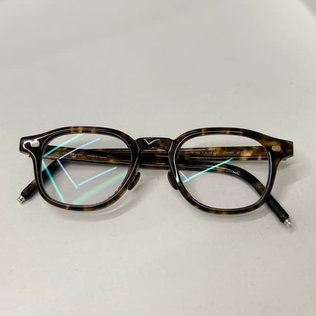 텐아이반 No7 lll FR 1038S 47-23 톨토이즈 스퀘어 안경테