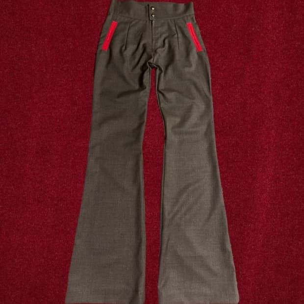 Handmade medieval bell bottom trouser