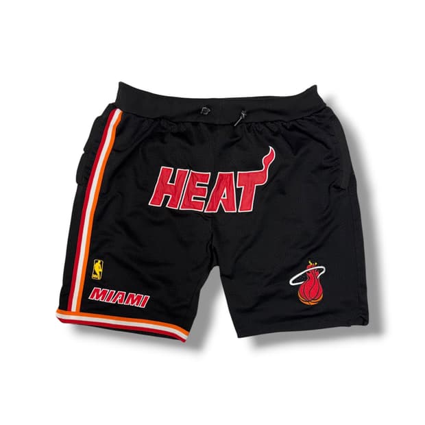저스트돈 NBA 마이애미 히트 96-97 농구 팬츠 made in USA