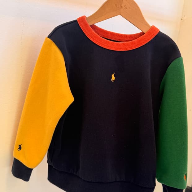 폴로(Polo ralph lauren) KIDS 컬러블록 맨투맨