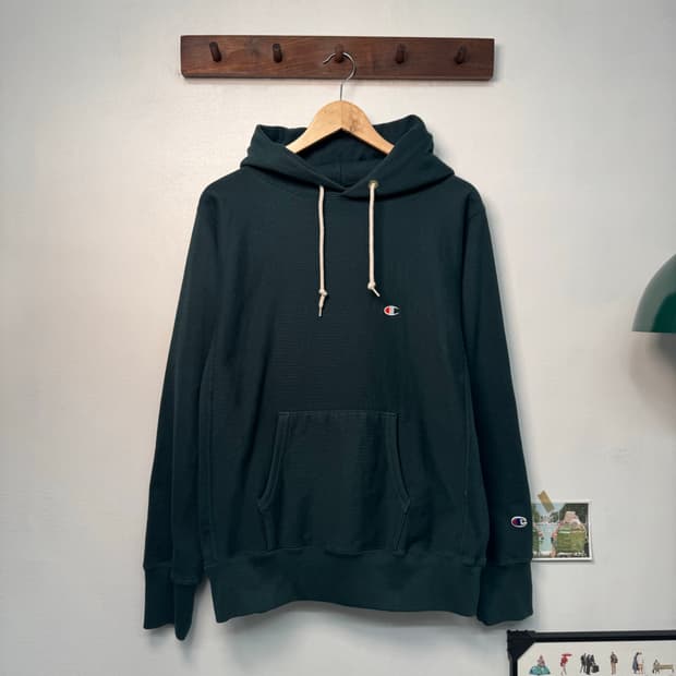 00s 챔피온 리버스위브 후드 그린/T136