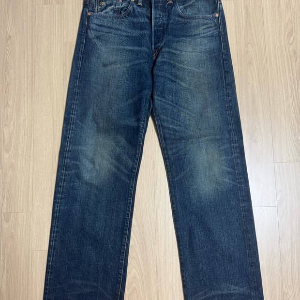 RRL 더블알엘 빈파포 5 포켓 기빈스 데님 32x32