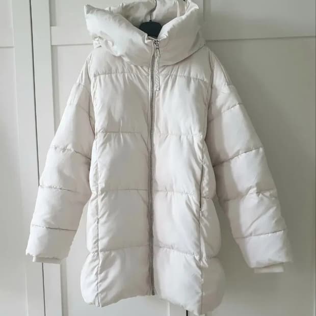 망고 후드패딩 아이보리