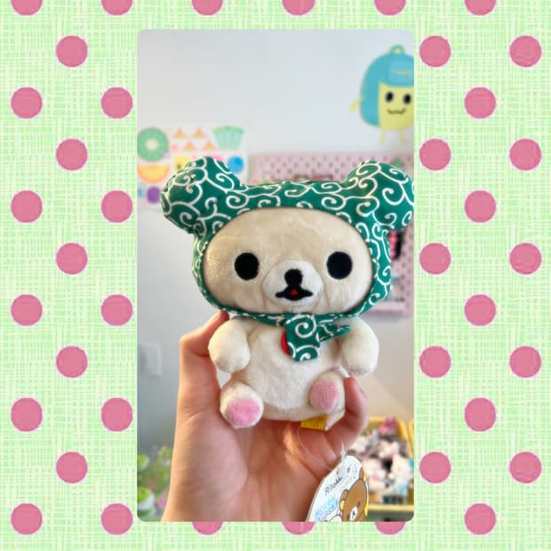 당초무늬 두건 코리락쿠마 - 미니