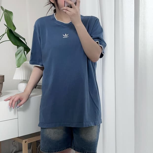 [정품] 아디다스 딥소라 중앙트레포일 반팔티 [ XL ]