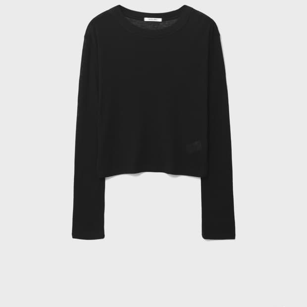 더그레이트에디션 위라라Noa Wool Longsleeve블랙