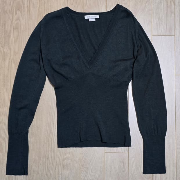 John Smedley 존스메들리 여성 브이넥 울 니트