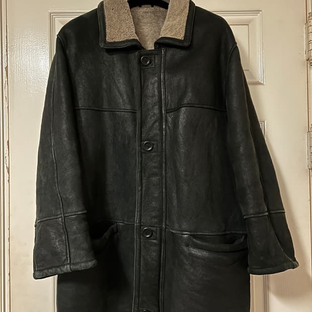 빈티지 무스탕 코트