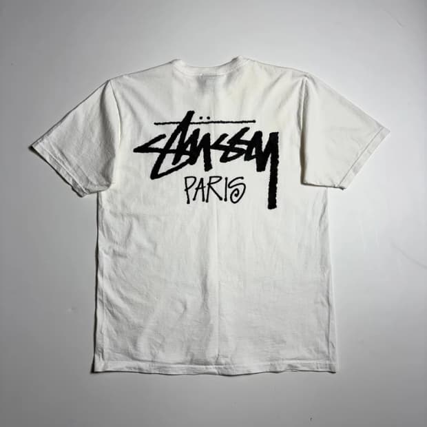 스투시 STUSSY 스탁 파리 코튼 반팔 티셔츠 R2193