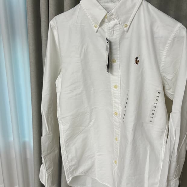 미국 폴로 랄프로렌 화이트 셔츠 XS 새상품 정가 $128