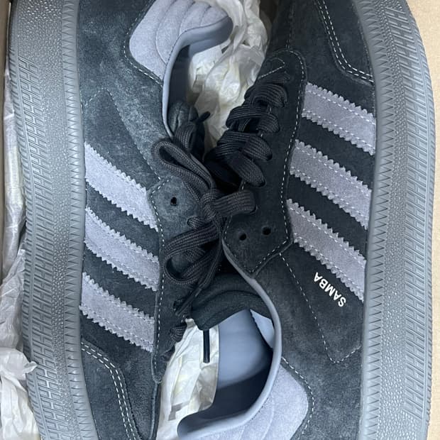 아디다스 삼바 XLG 카본그레이 250