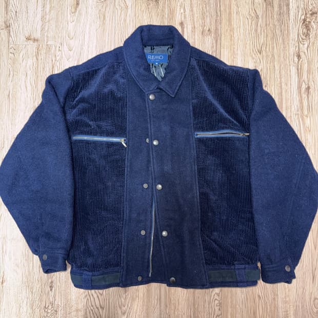 일본 빈티지 코듀로이 워크 자켓