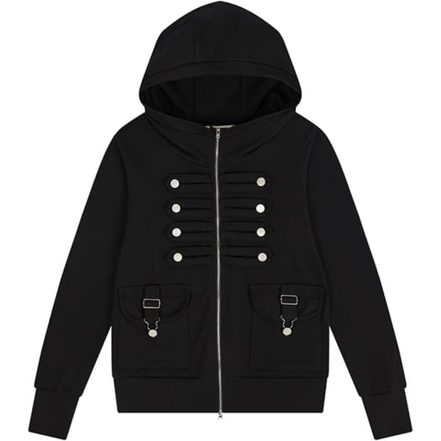 러브이즈트루 나폴레옹 후드집업 블랙