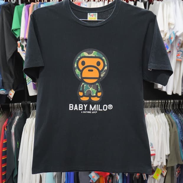 2004년도 빈티지 BAPE Milo 티셔츠
