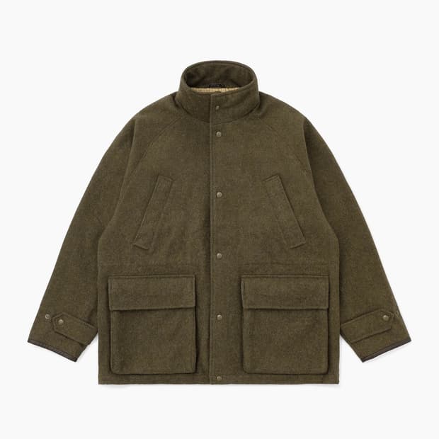 카키스 울 로버 파카 올리브