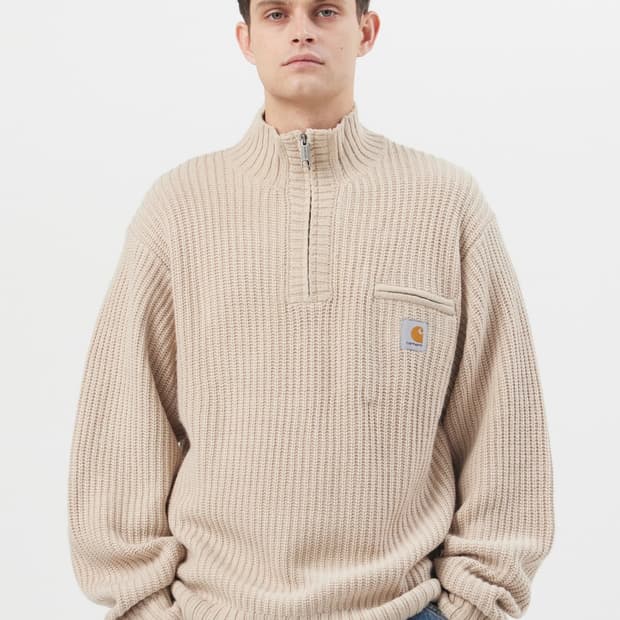 칼하트 하프집업 스웨터 S