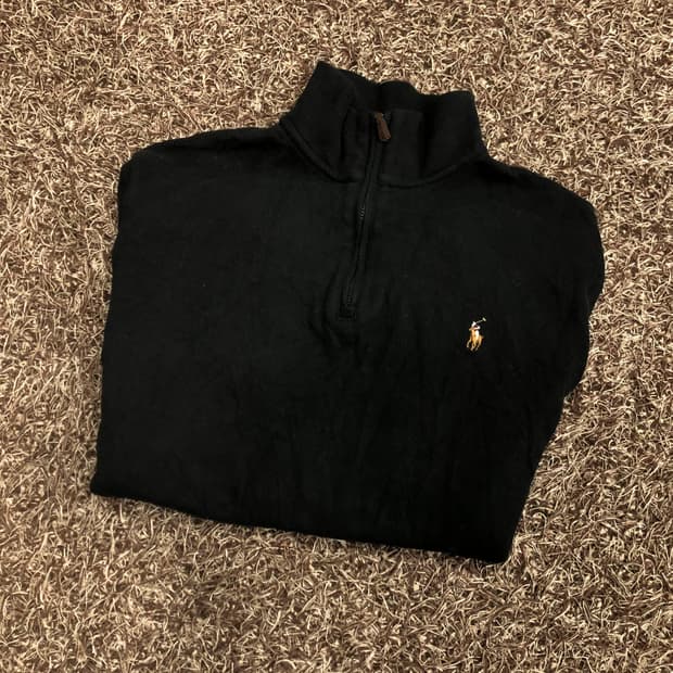 폴로 랄프로렌 신형 하프집업 코튼 니트