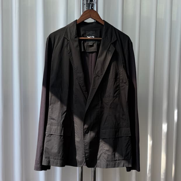 Y-3 요지 야마모토 싱글 블레이저
