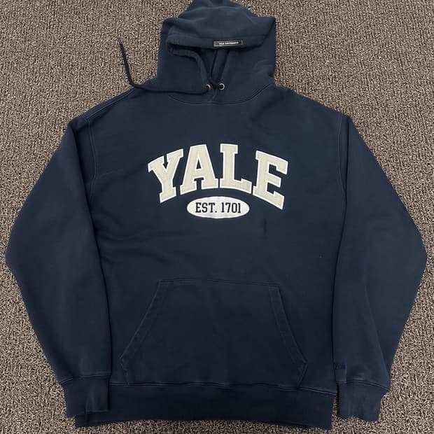 YALE 예일 후드티셔츠 네이비 XL