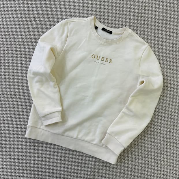 M 게스 로고 프린팅 맨투맨 0424D