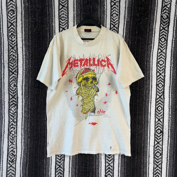 80s metallica Landmine 반팔 티셔츠
