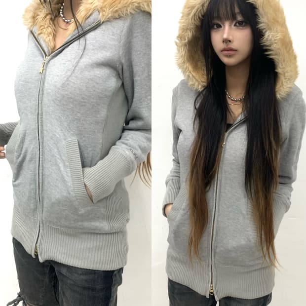 X-girl wolfjo hoodie 