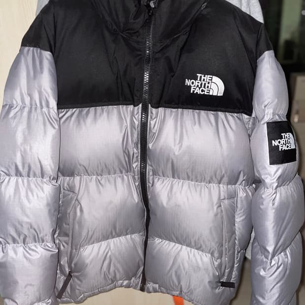 노스페이스 화이트라벨 헤더 그레이