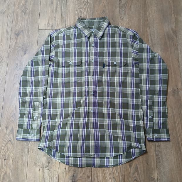 미즈노 아웃도어 체크 셔츠