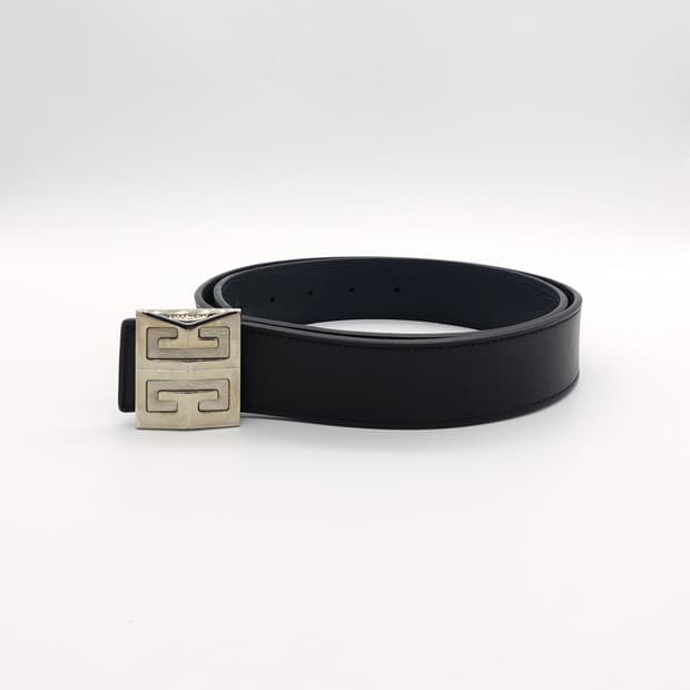 [105] GIVENCHY 지방시 4G 리버시블 버클 블랙 레더 벨트