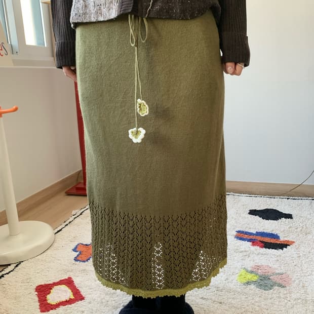 crochet long skirt