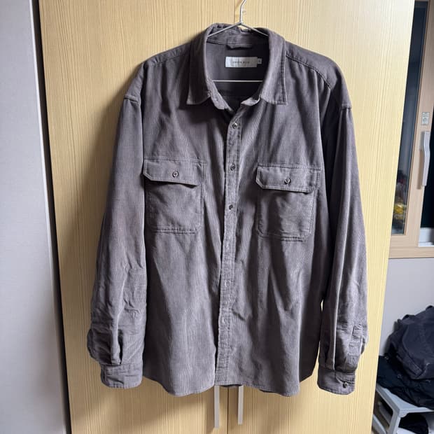 [XL] 유니온블루 코듀로이 워크셔츠 모카