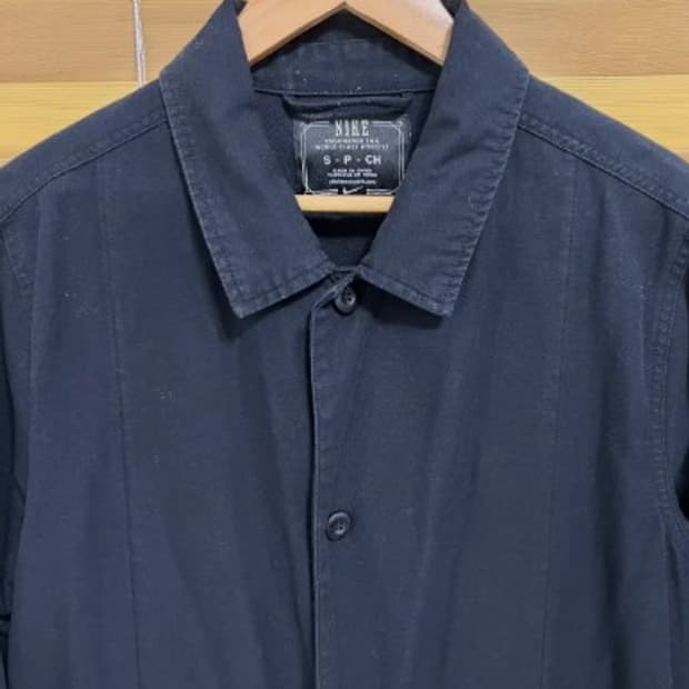 나이키 남성 블랙면셔츠워크자켓 S