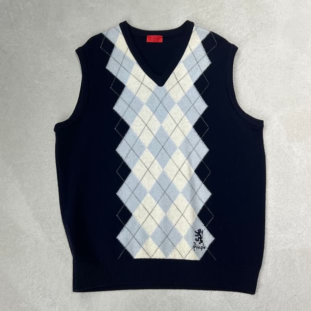 프링글오브스코틀랜드 아가일 울니트베스트 s09259