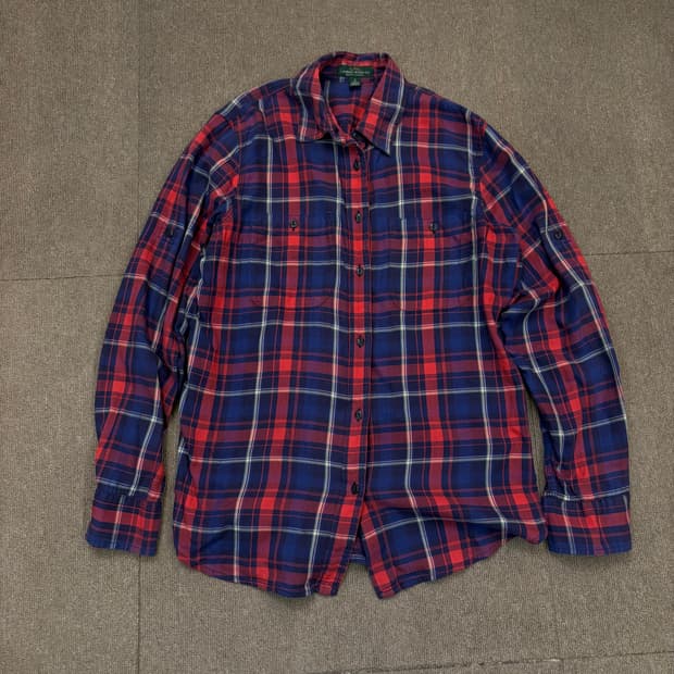 polo 랄프로렌 우먼스 롤업체크셔츠 