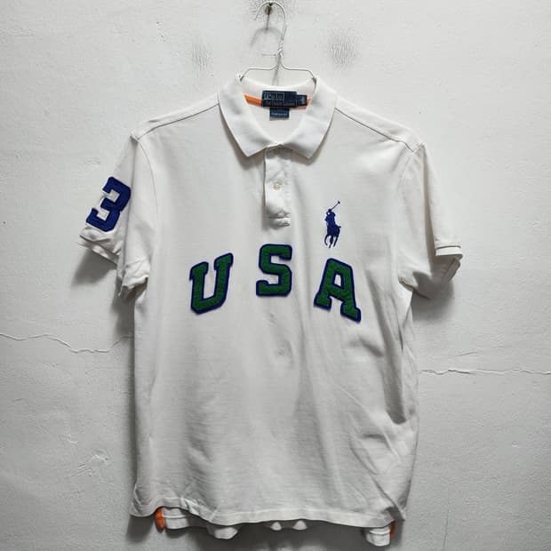 폴로 랄프로렌  USA 반팔티