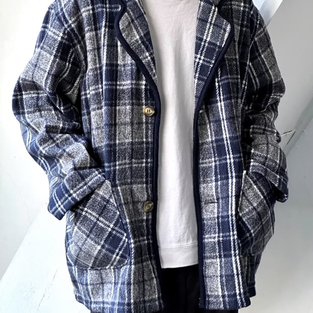 Brushed fabrci over  lounge jacket