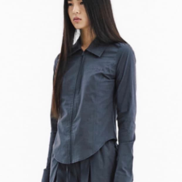 오호스 차콜 셔츠