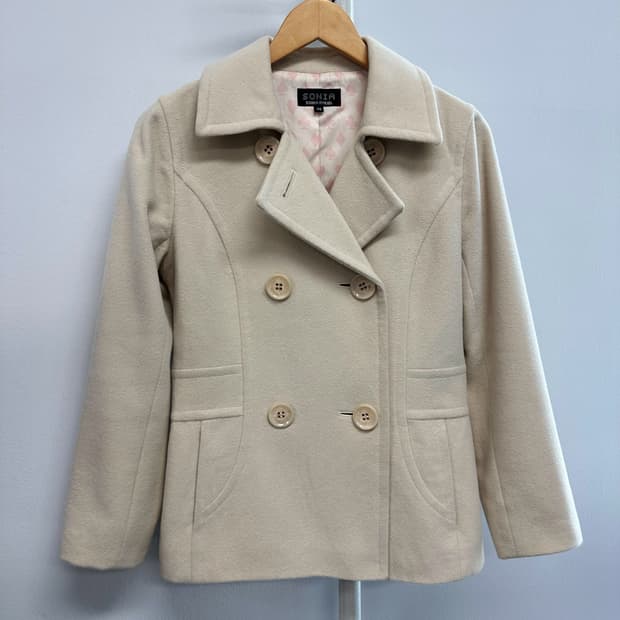 소나아 리키엘 앙고라 더블 자켓