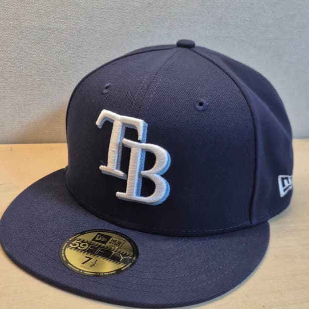 뉴에라)어센틱 탬파베이 레이스 게임 네이비