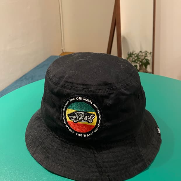 반스 검정색 버킷햇