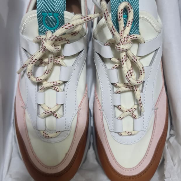 페레가모 간치니 가죽스니커즈(새상품)