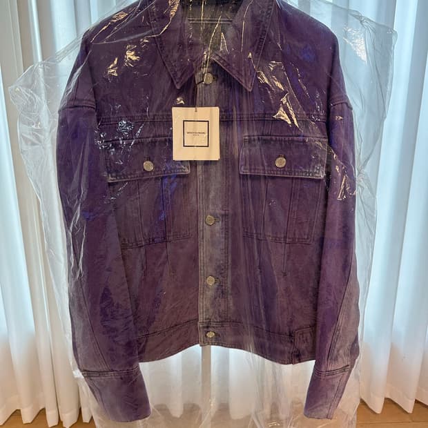 우영미 워시드 데님 자켓 / 48