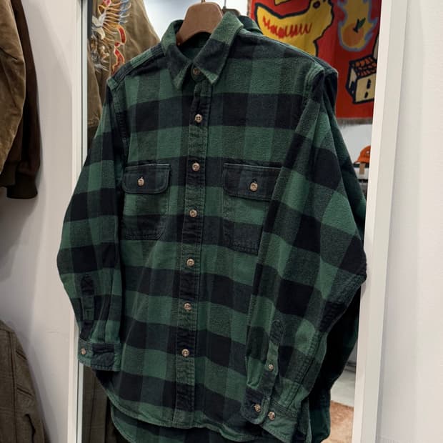 00s Field & Stream 빈티지 플란넬 체크 셔츠