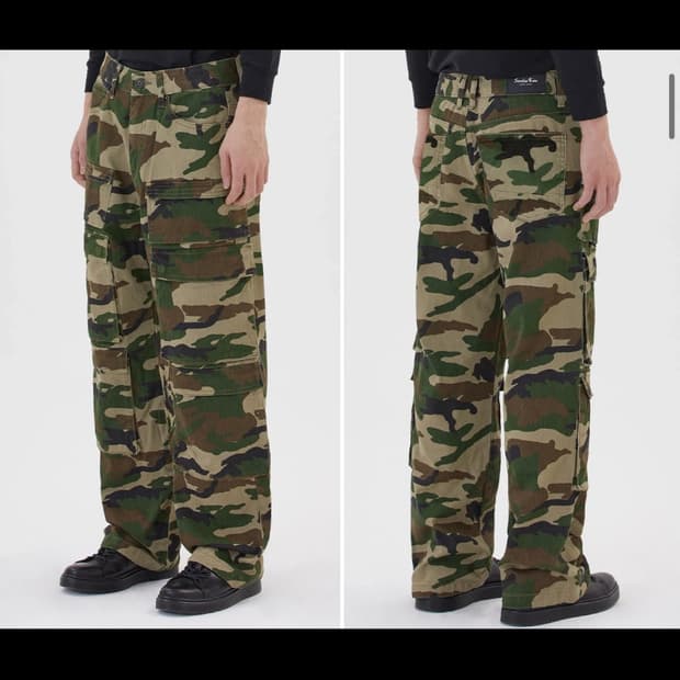 스모크라이즈 포켓 카모 팬츠 34 새제품