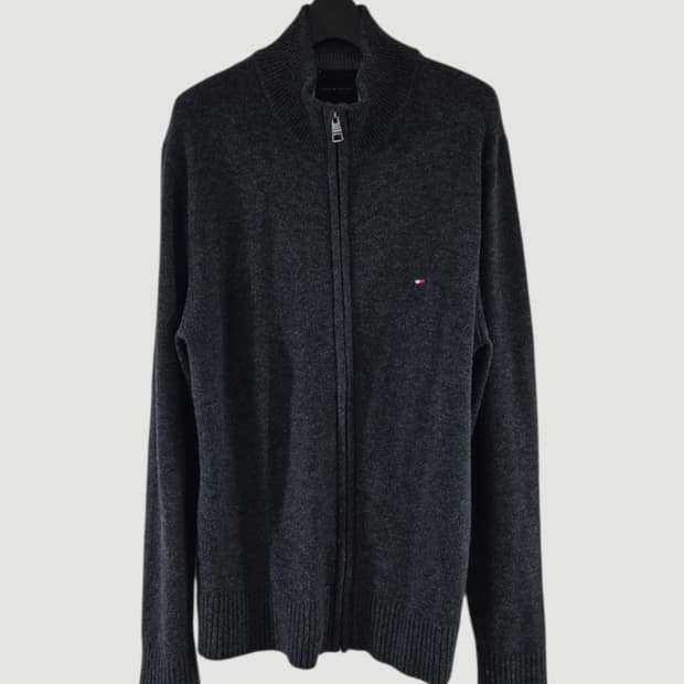 [100~105]타미힐피거 램스울 니트 집업
