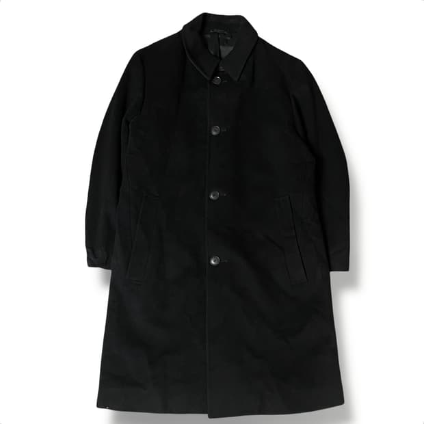 HUGO BOSS 캐시미어 울 혼방 블랙 코트