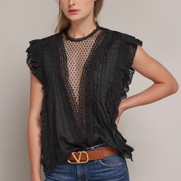 이자벨마랑 roya 블라우스