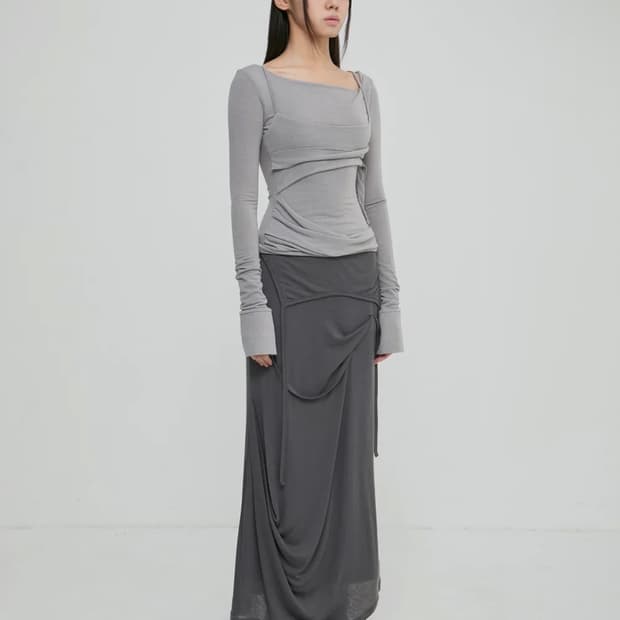 플레어업 롱스커트