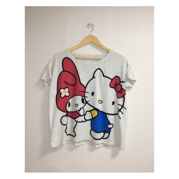 유니클로 x 헬로키티 빅 프린팅 반팔