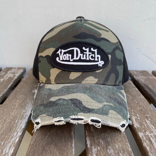본더치 카모 트러커캡